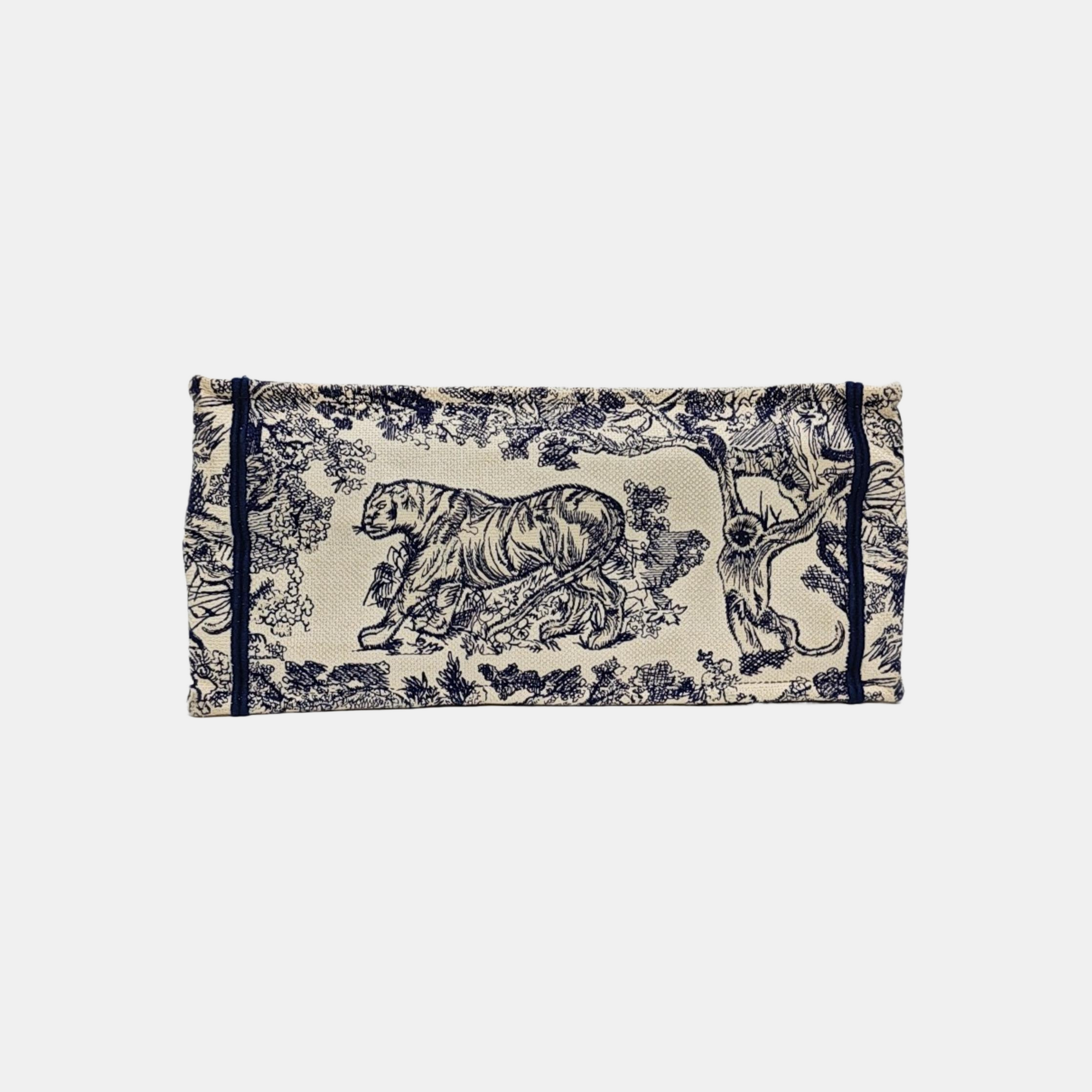 Book Tote Medium Canvas Blue