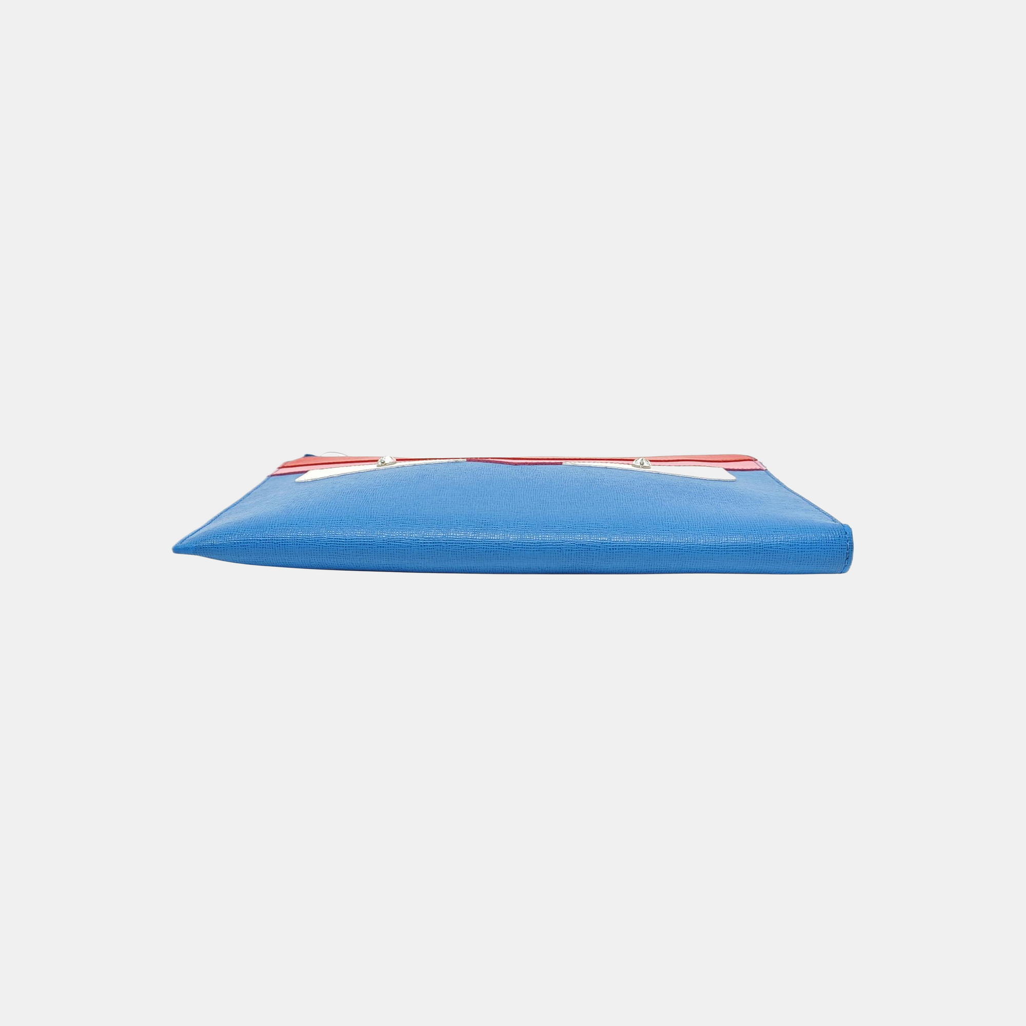 Calfskin Clutch Blue
