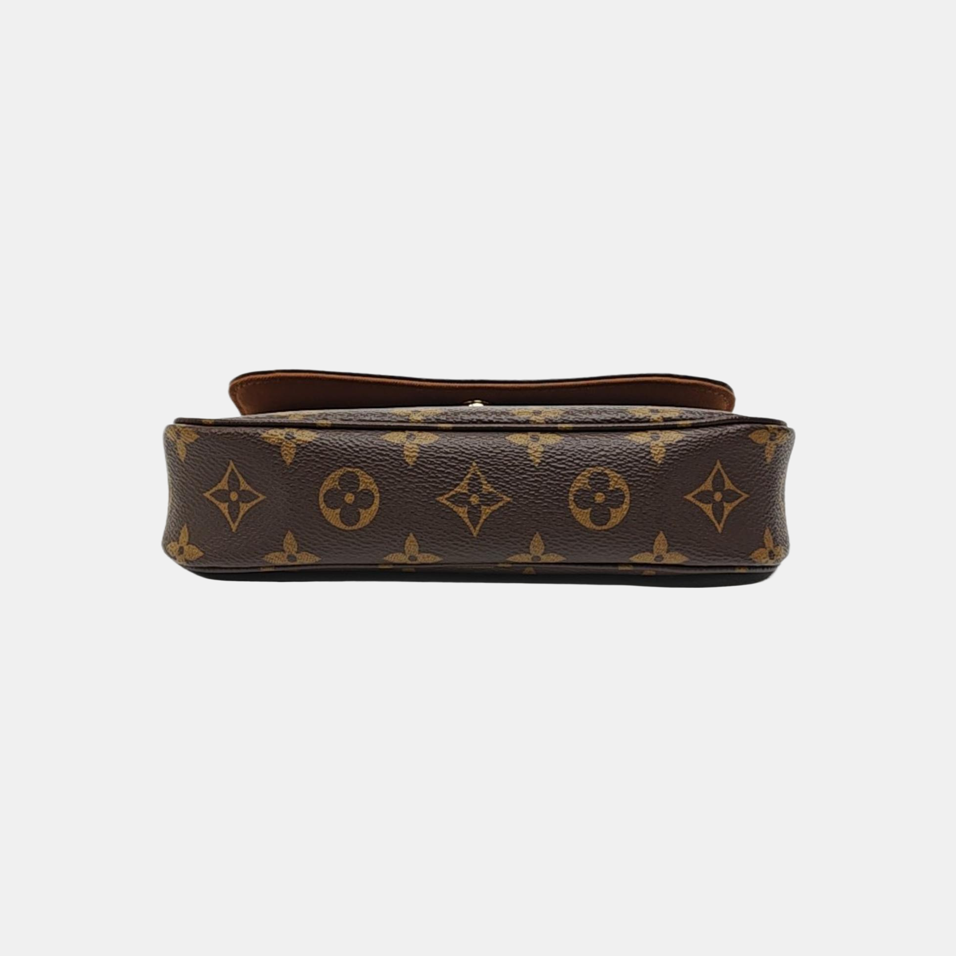 IVY Monogram Coated Canvas Brown