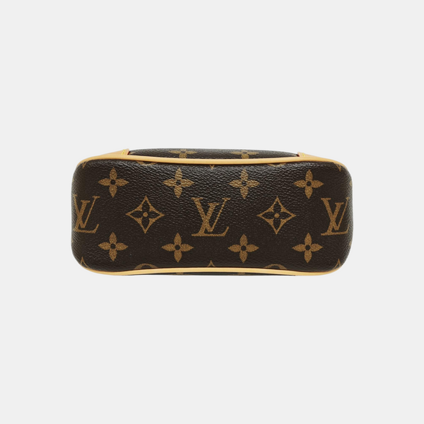 BOULOGNE Nano Monogram Coated Canvas Brown