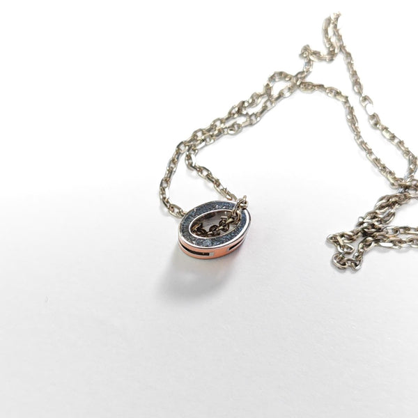 Pop H Metal Silver Necklace