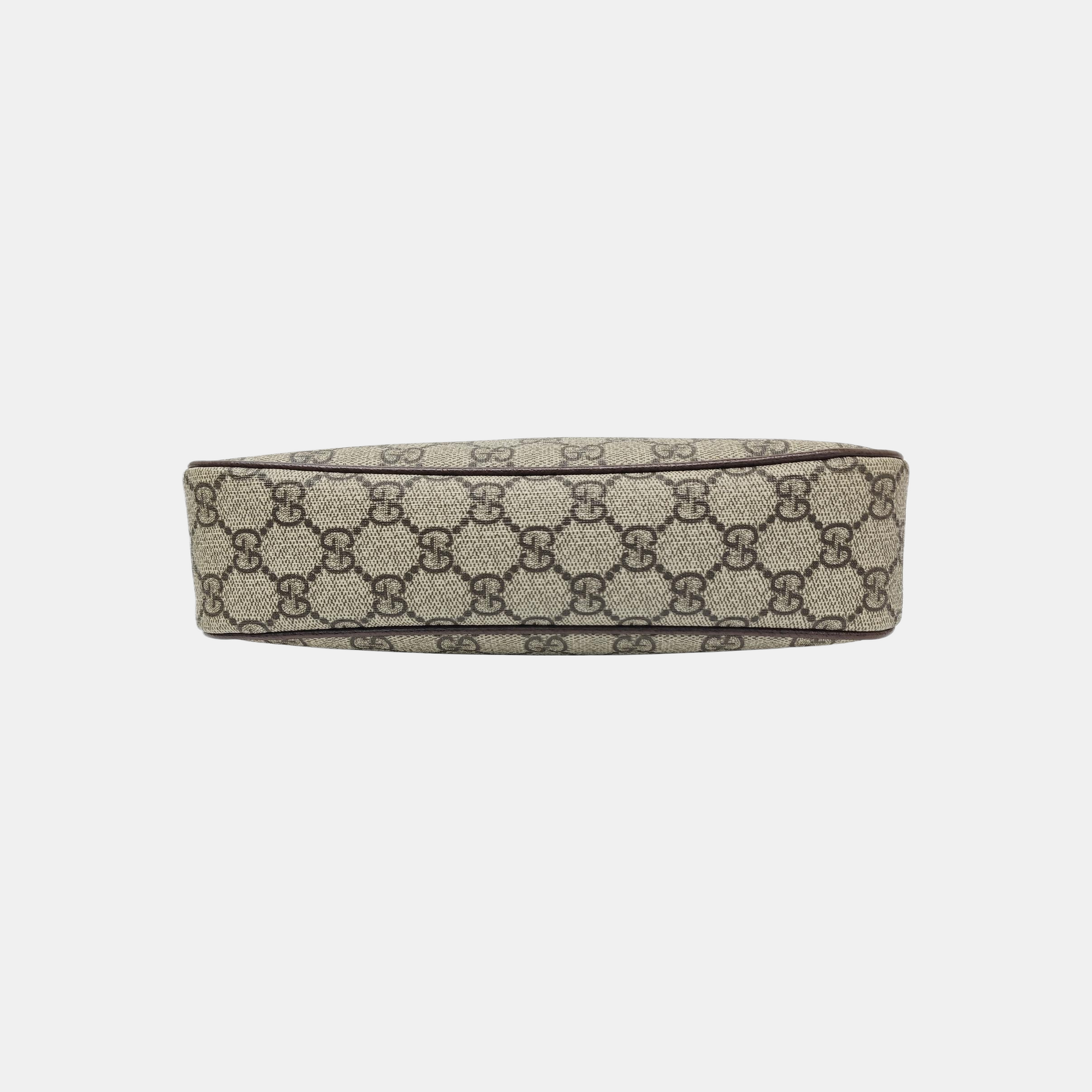 Ophidia Small Monogram Coated Canvas Brown