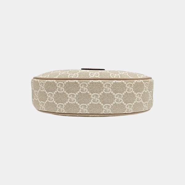 Monogram Coated Canvas Shoulder Bag Beige