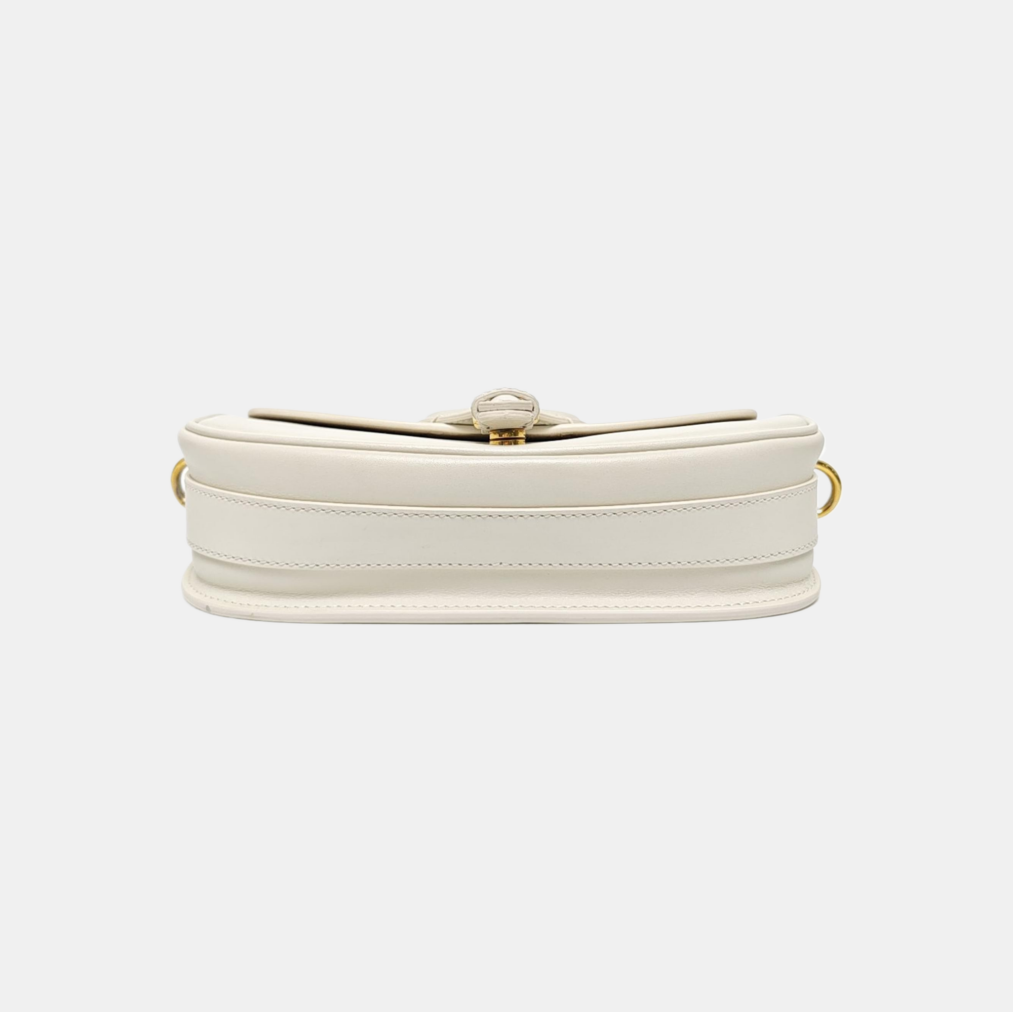 Bobby Medium Calfskin White