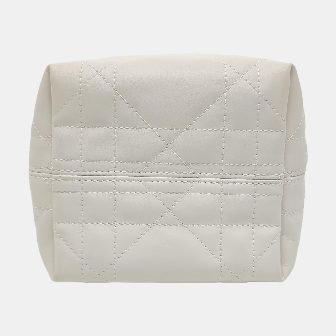 Toujours Nano Cannage Calfskin White