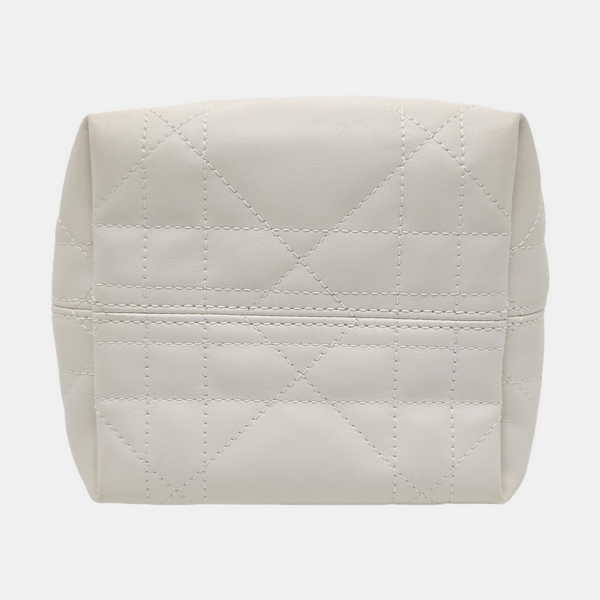 Toujours Nano Cannage Calfskin White
