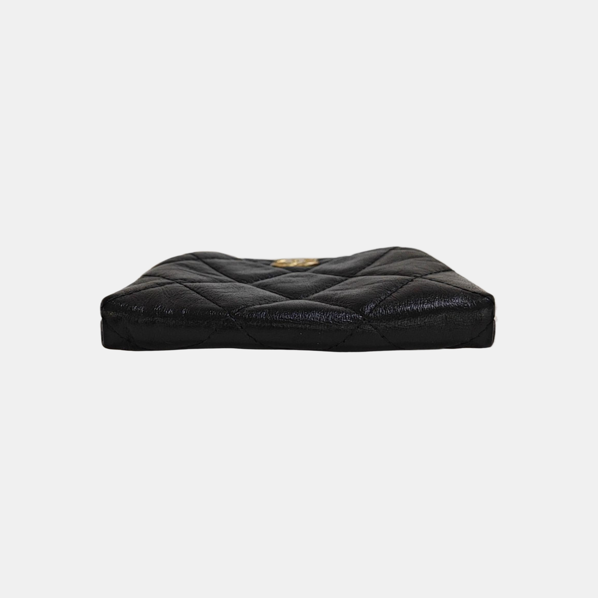 Quilted Calfskin Shoulder Bag Mini Black