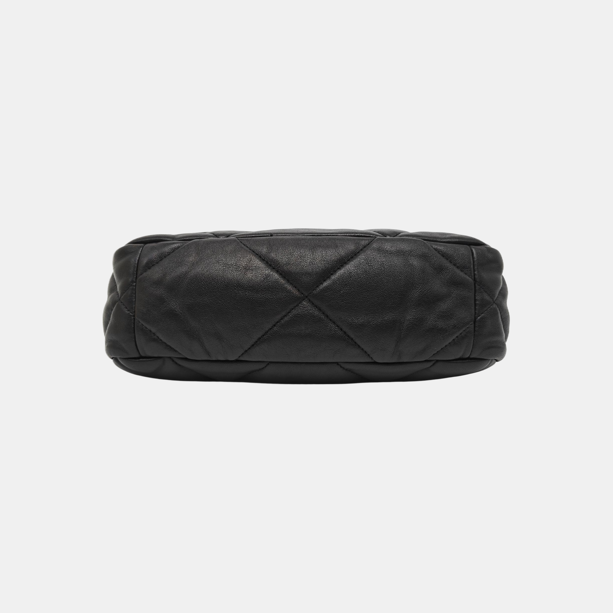 CHANEL 19 Small Quilted Lambskin Black