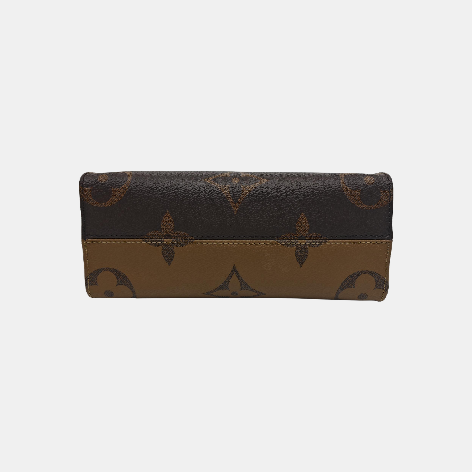 ONTHEGO PM Monogram Coated Canvas Brown