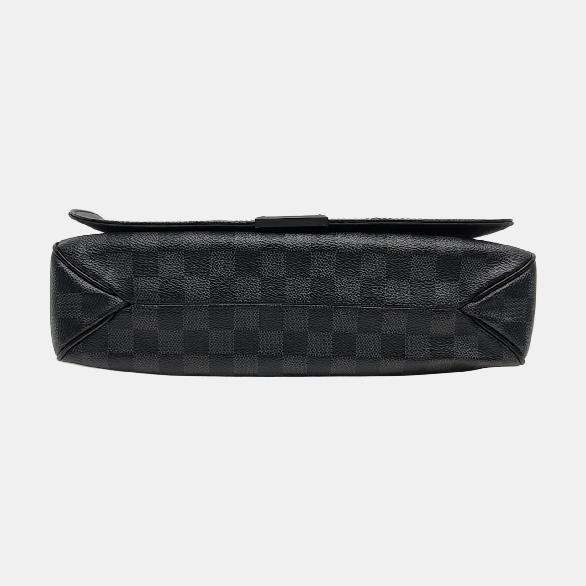 DISTRICT MM Damier Graphite Coated Canvas Gray