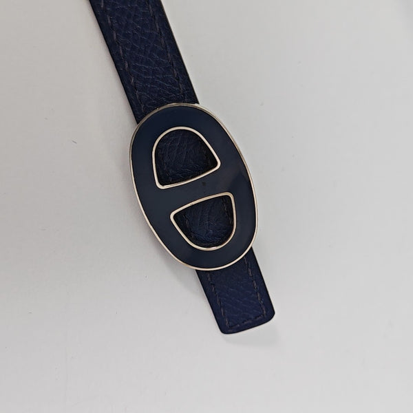 Leather Belt Blue
