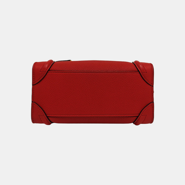 LUGGAGE Nano Calfskin Red
