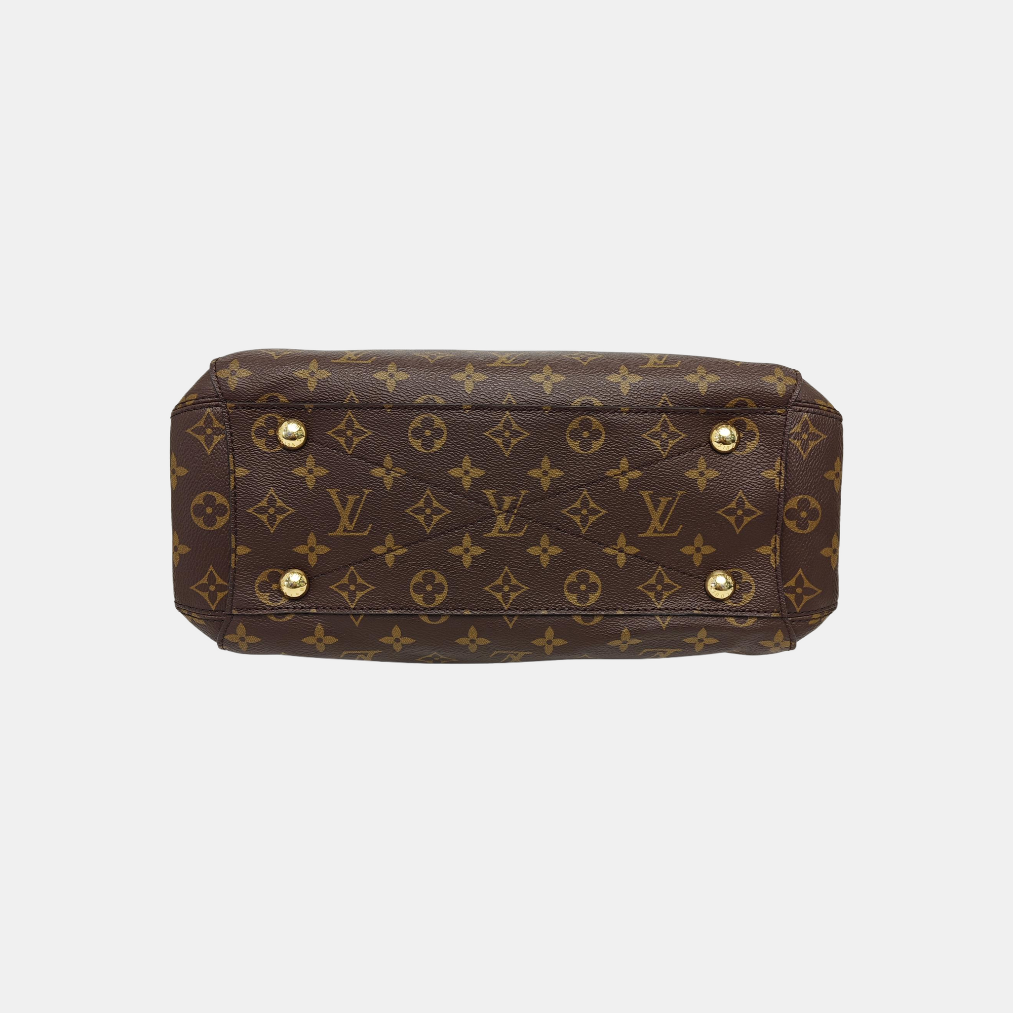 MONTAIGNE Monogram Coated Canvas Brown