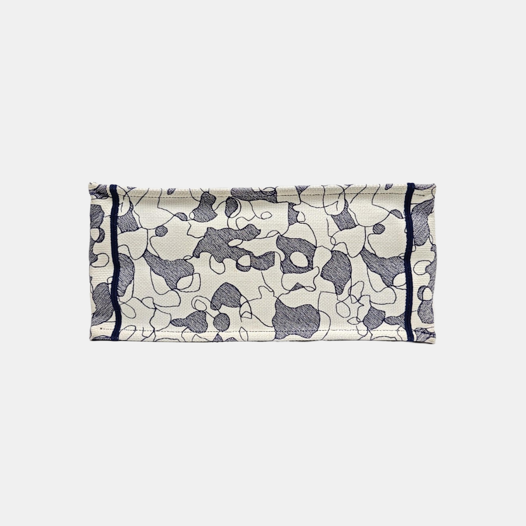 Book Tote Medium Canvas Blue