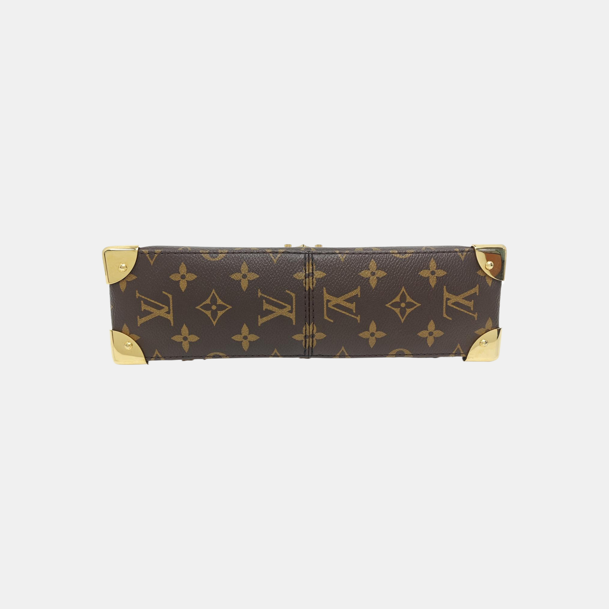 TRUNKIE Monogram Coated Canvas Brown