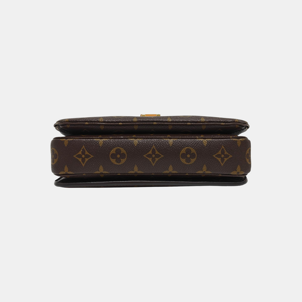 MÉTIS MM Monogram Coated Canvas Brown