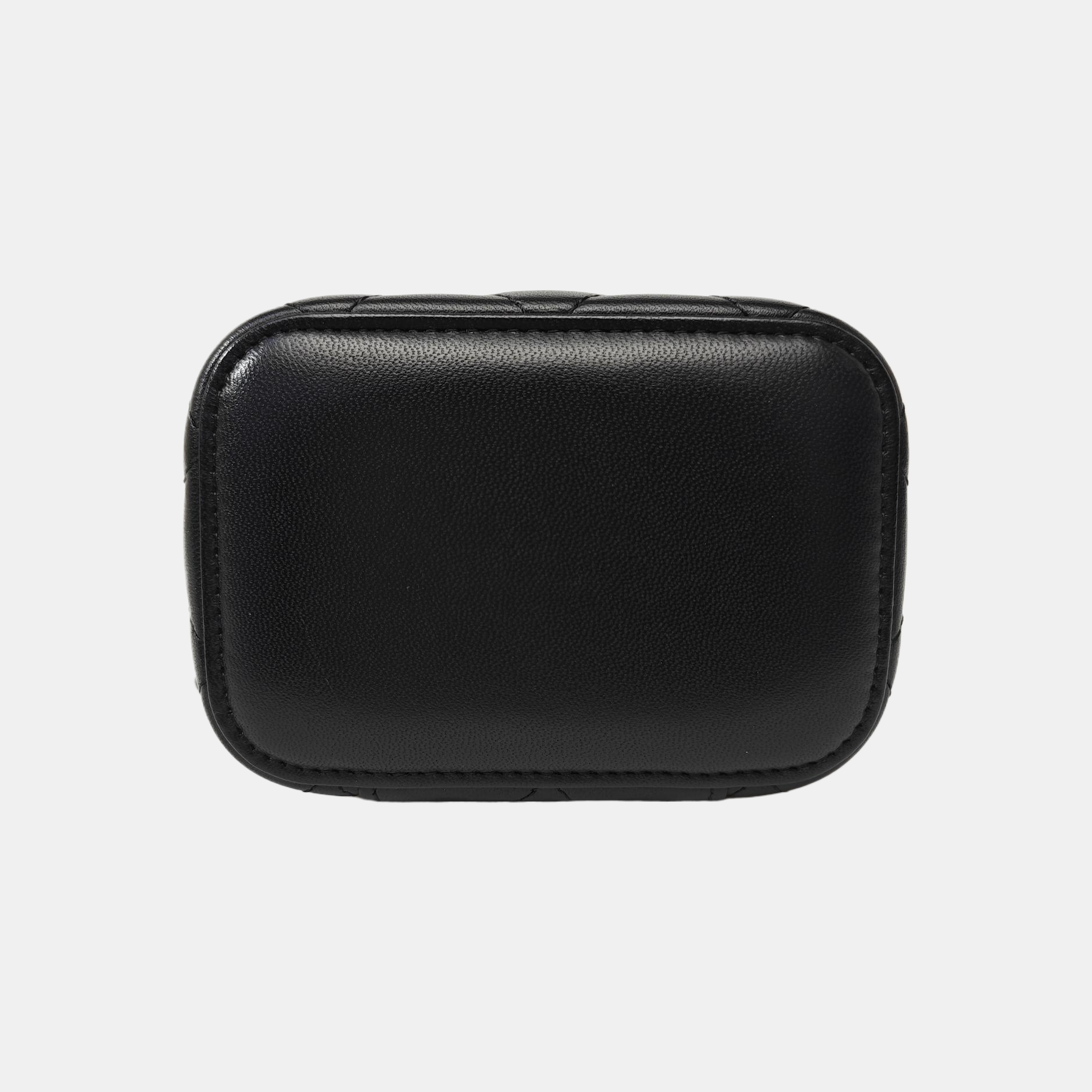 VANITY CASE Mini Quilted Lambskin Black
