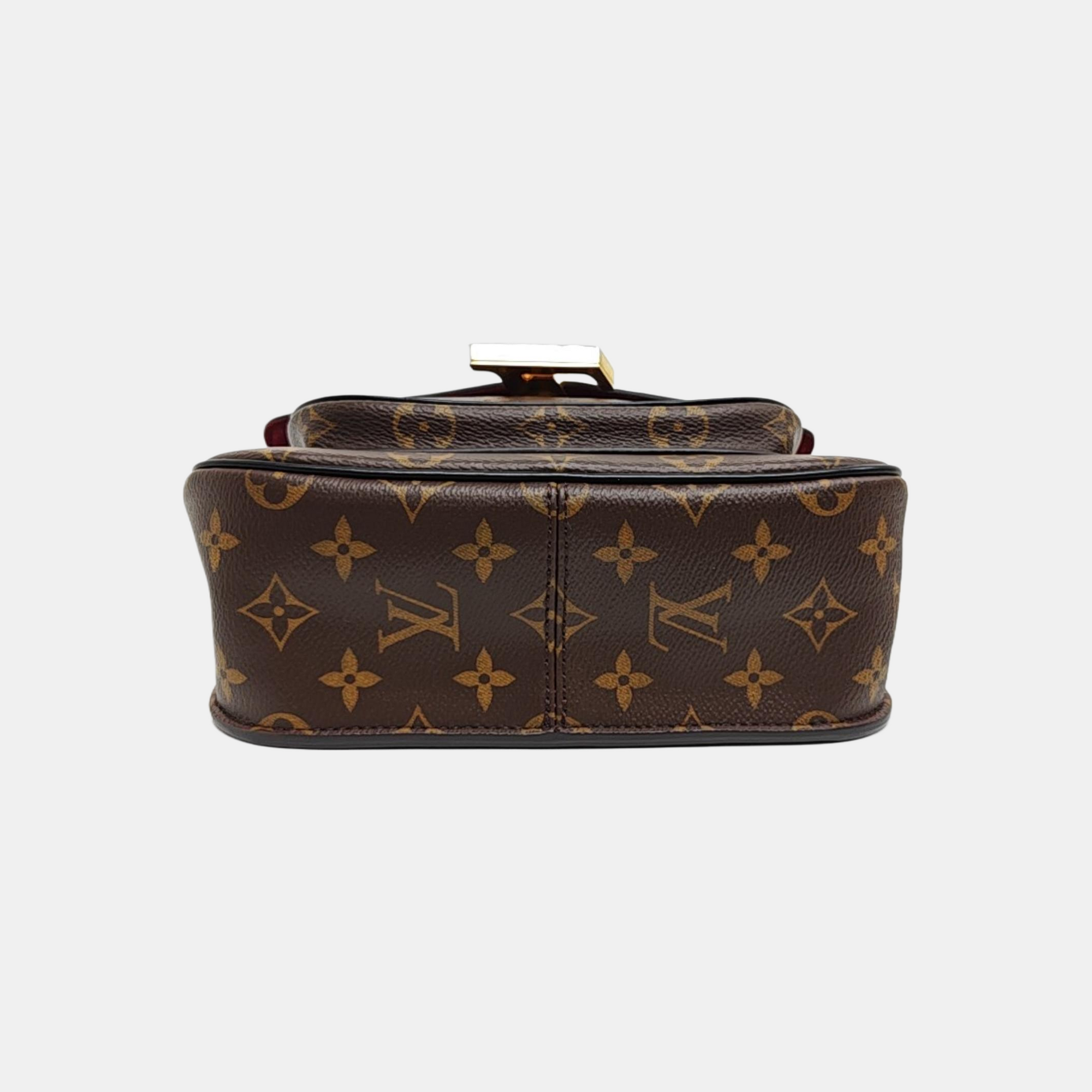 PASSY Monogram Coated Canvas Brown