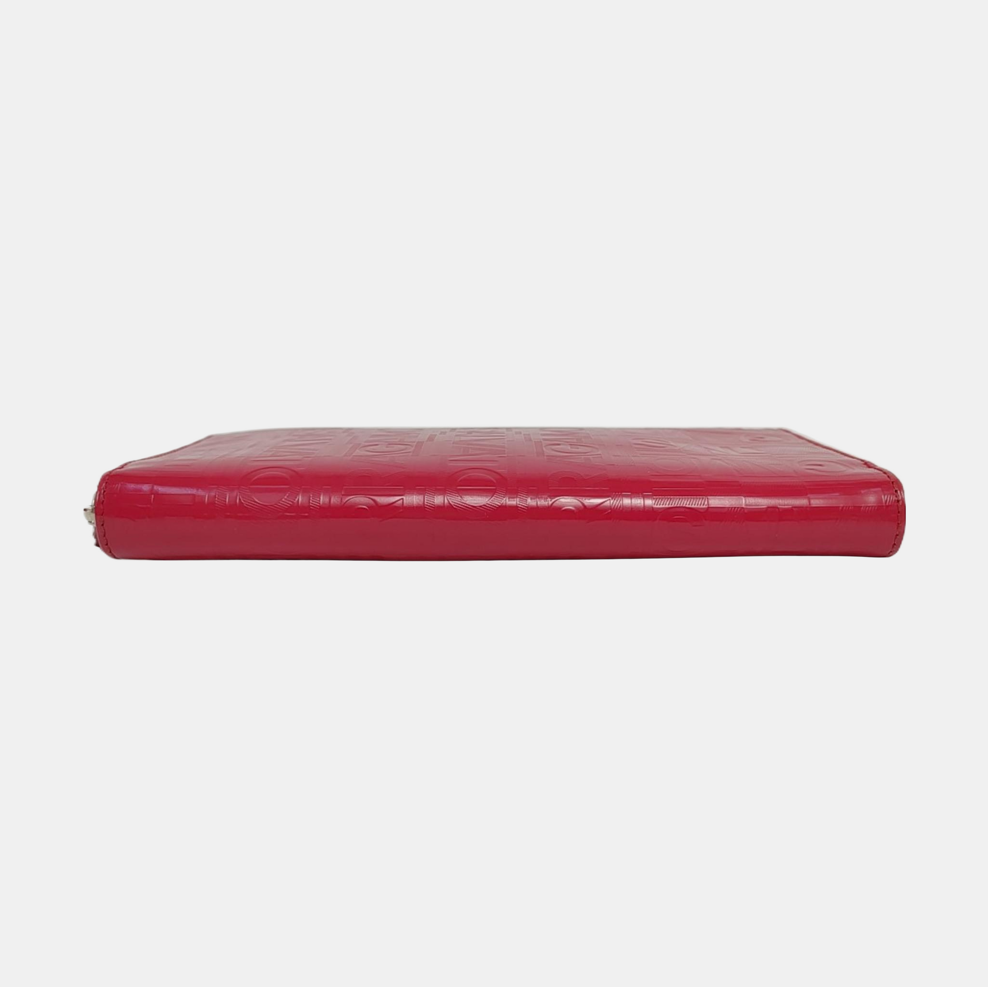 Leather Wallet Red