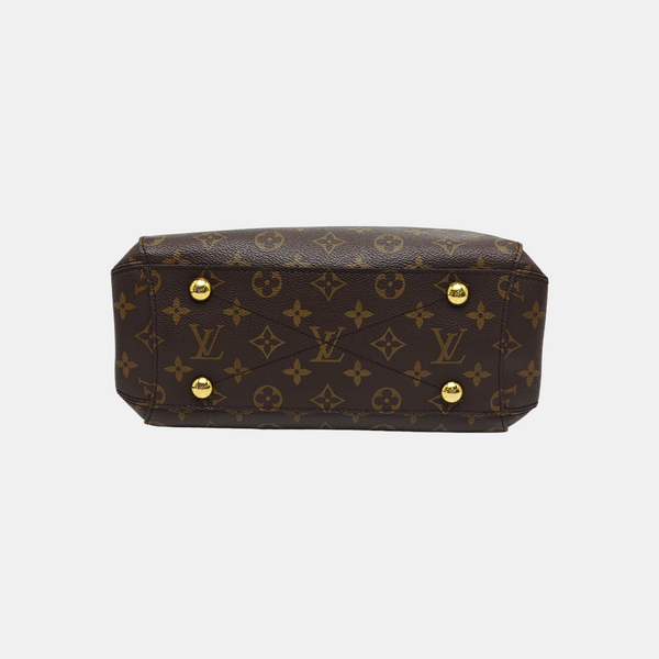 MONTAIGNE BB Monogram Coated Canvas Brown