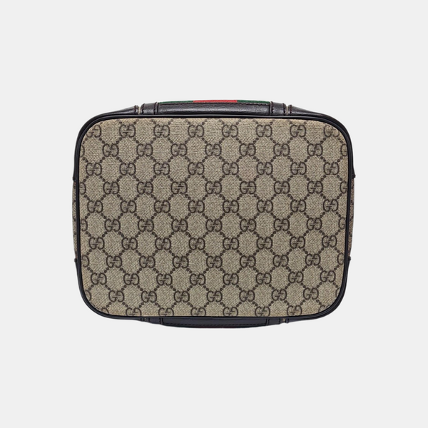 Monogram Coated Canvas Top Handle Bag Beige