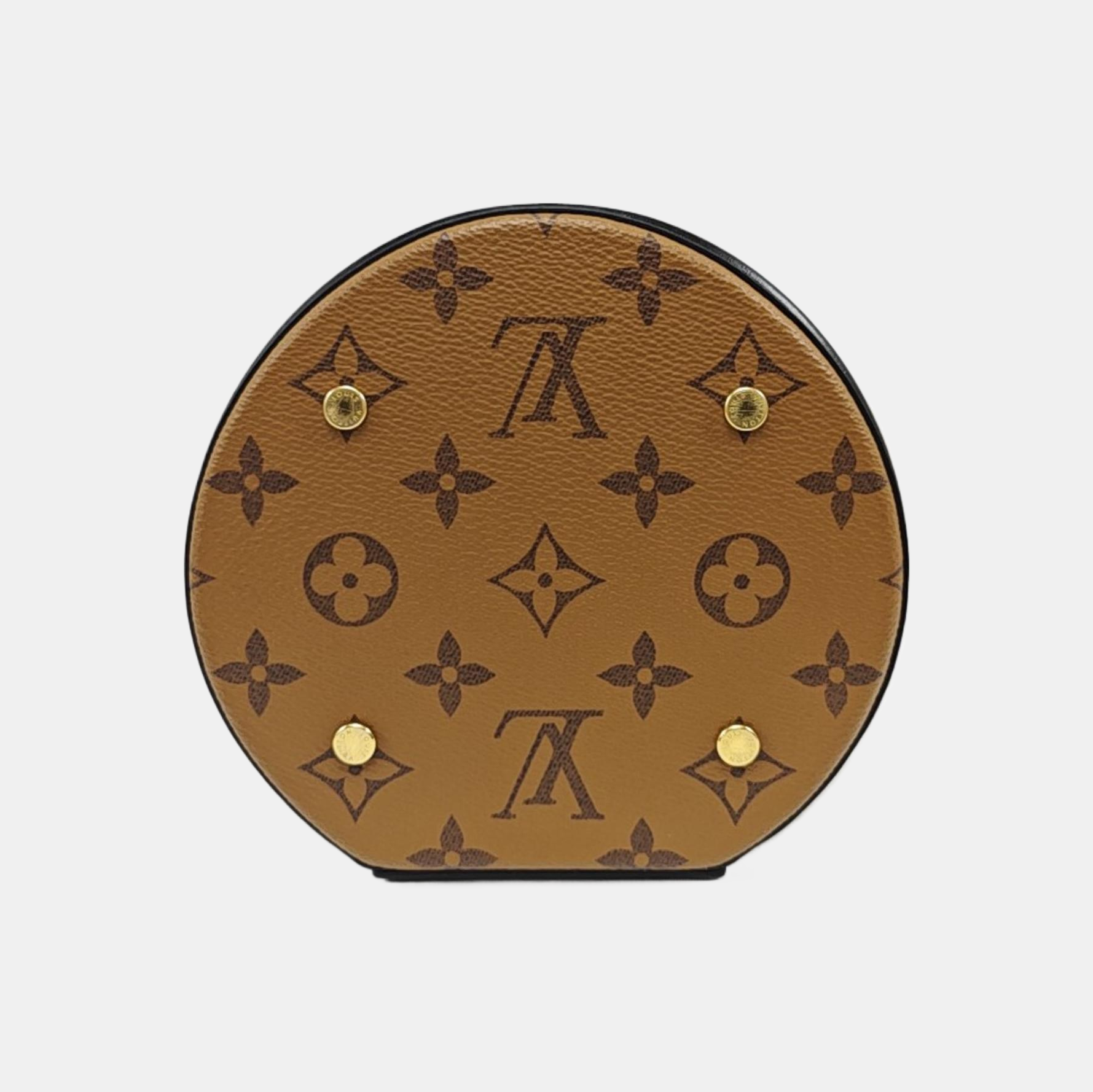 CANNES PM Monogram Coated Canvas Brown