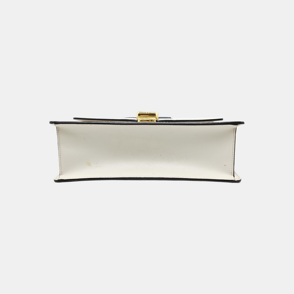 Sylvie Small Calfskin White