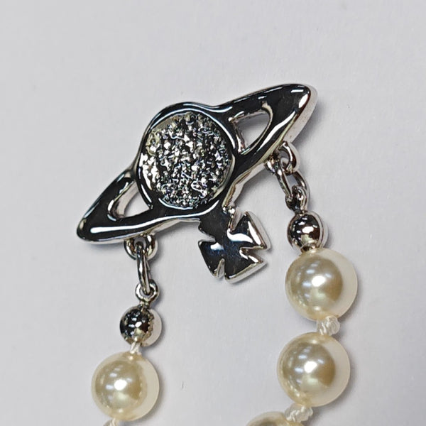 Faux Pearl White Necklace