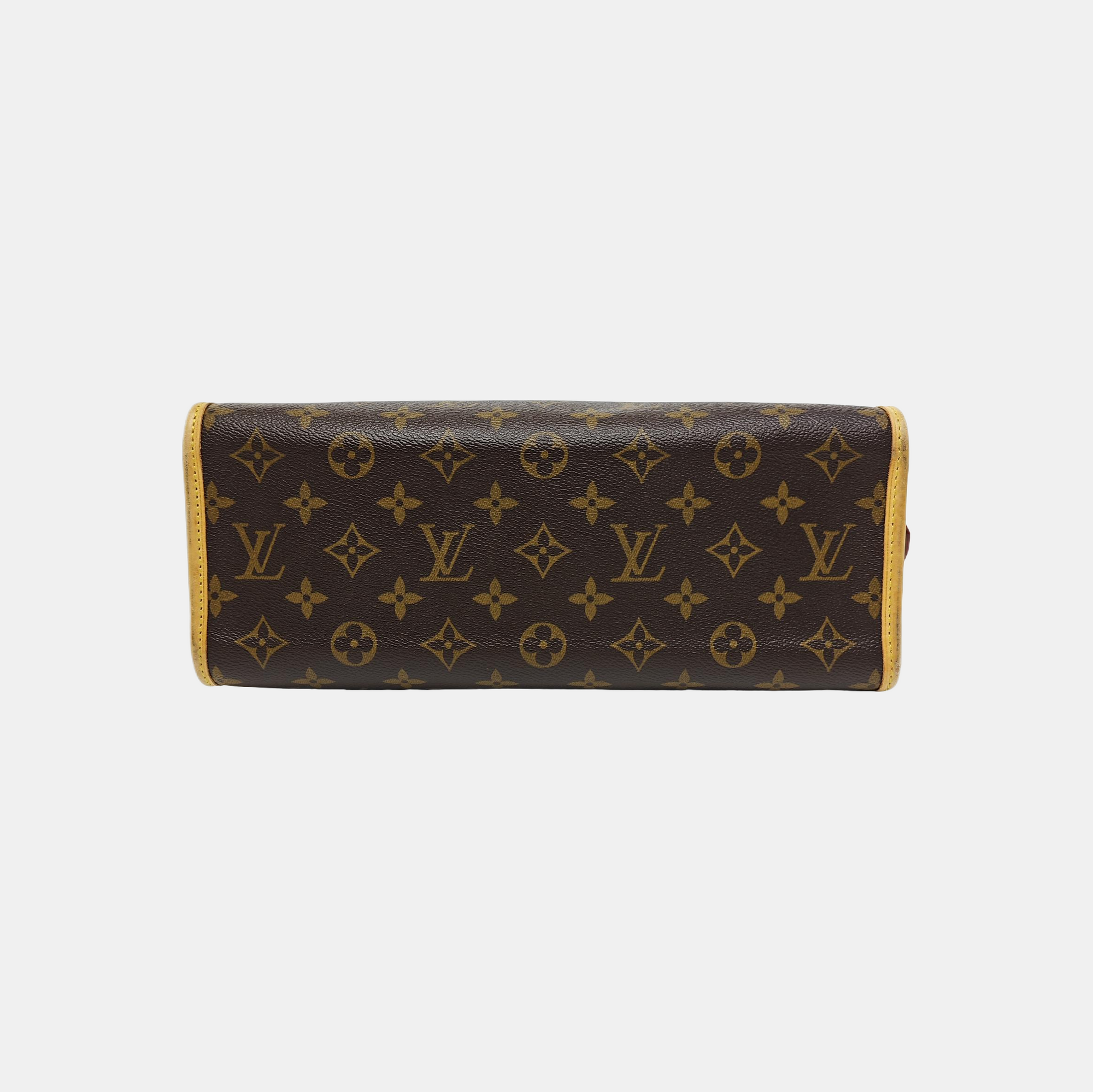 POPINCOURT Monogram Coated Canvas Brown