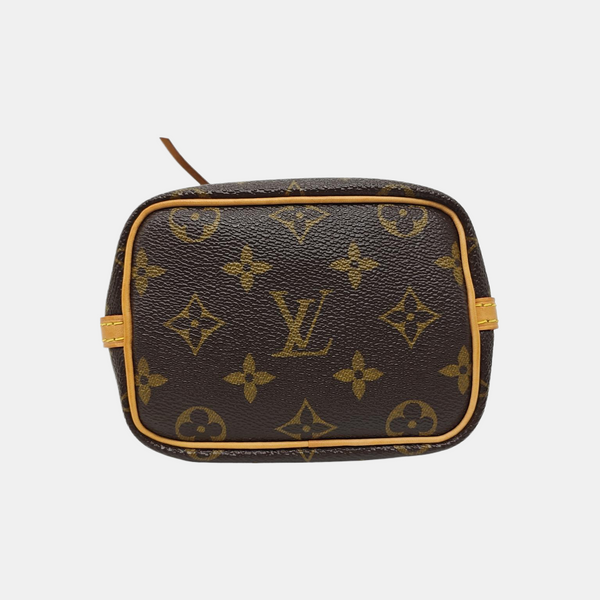 NÉONOÉ Nano Monogram Coated Canvas Brown