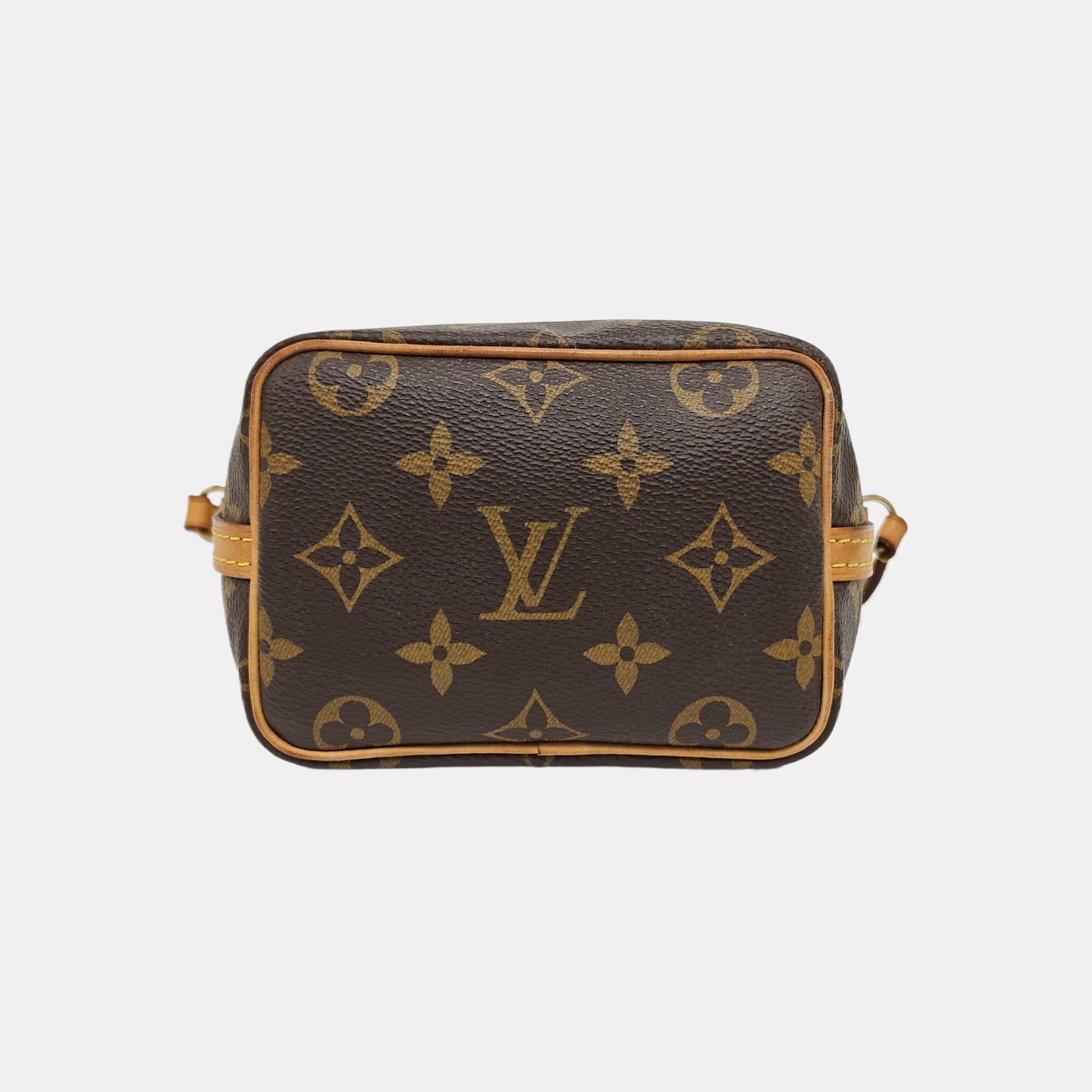 NÉONOÉ Nano Monogram Coated Canvas Brown