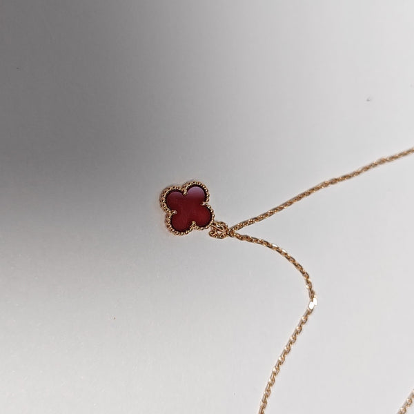 Sweet Alhambra 18k Rose Gold Necklace