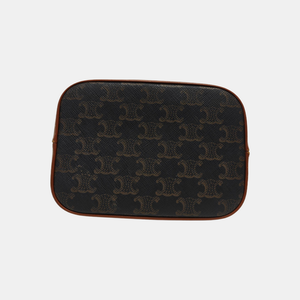 TRIOMPHE CANVAS Small Coated Canvas Brown