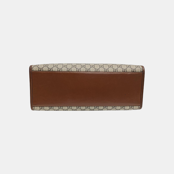 Retro Medium Monogram Coated Canvas Black