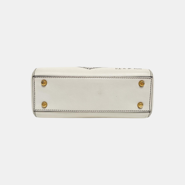 Lady Dior Small Lambskin White