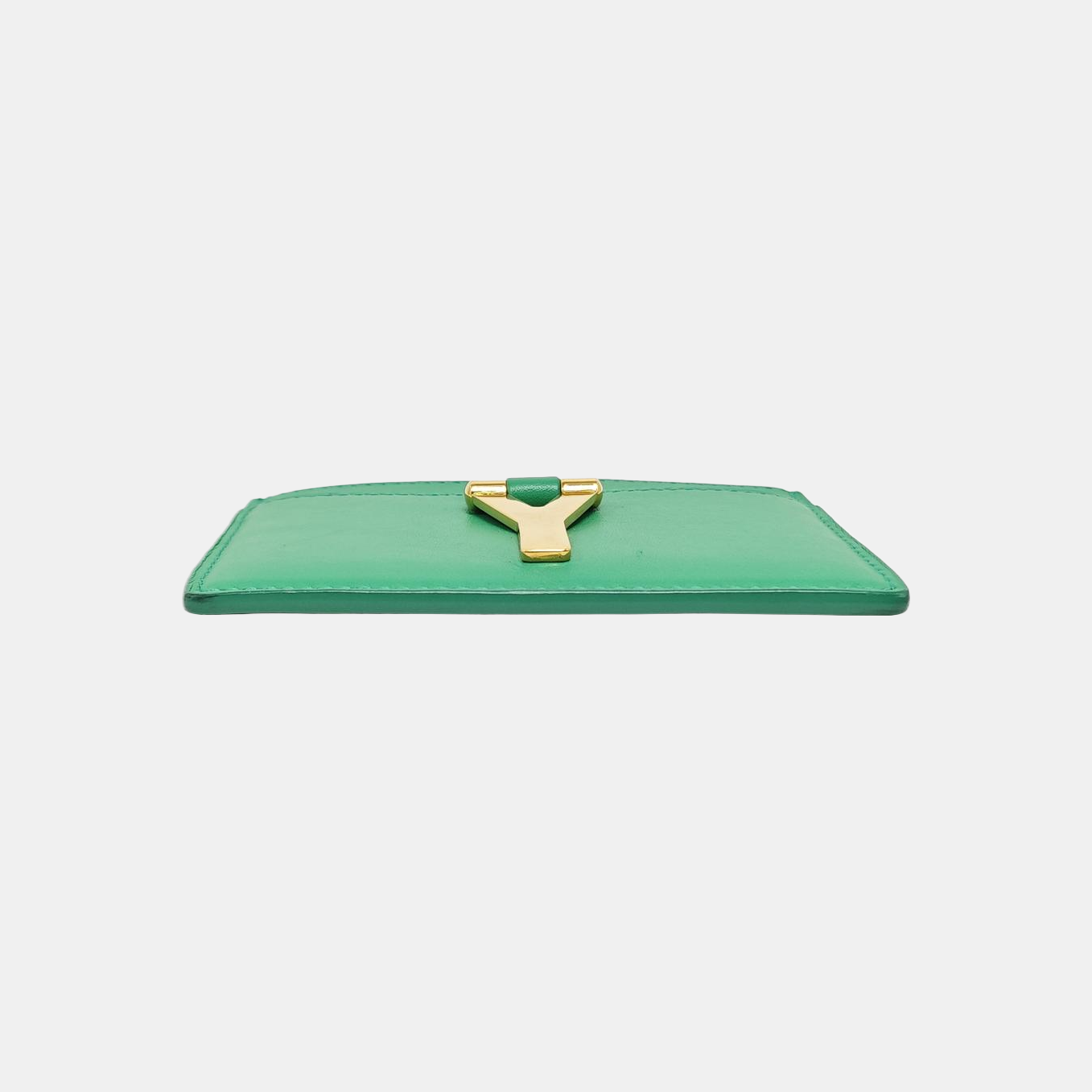 Calfskin Card Holder Green