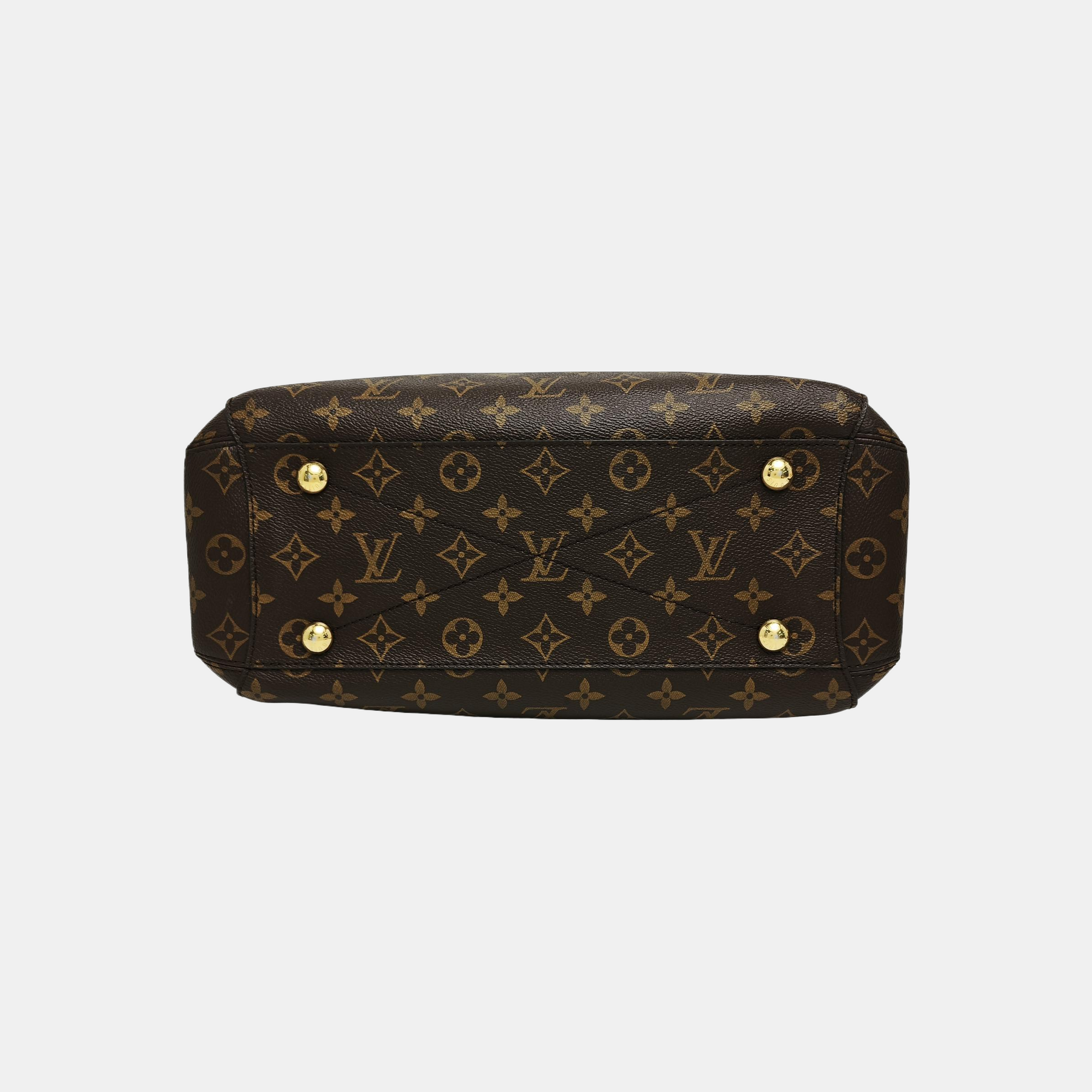 MONTAIGNE Monogram Coated Canvas Brown