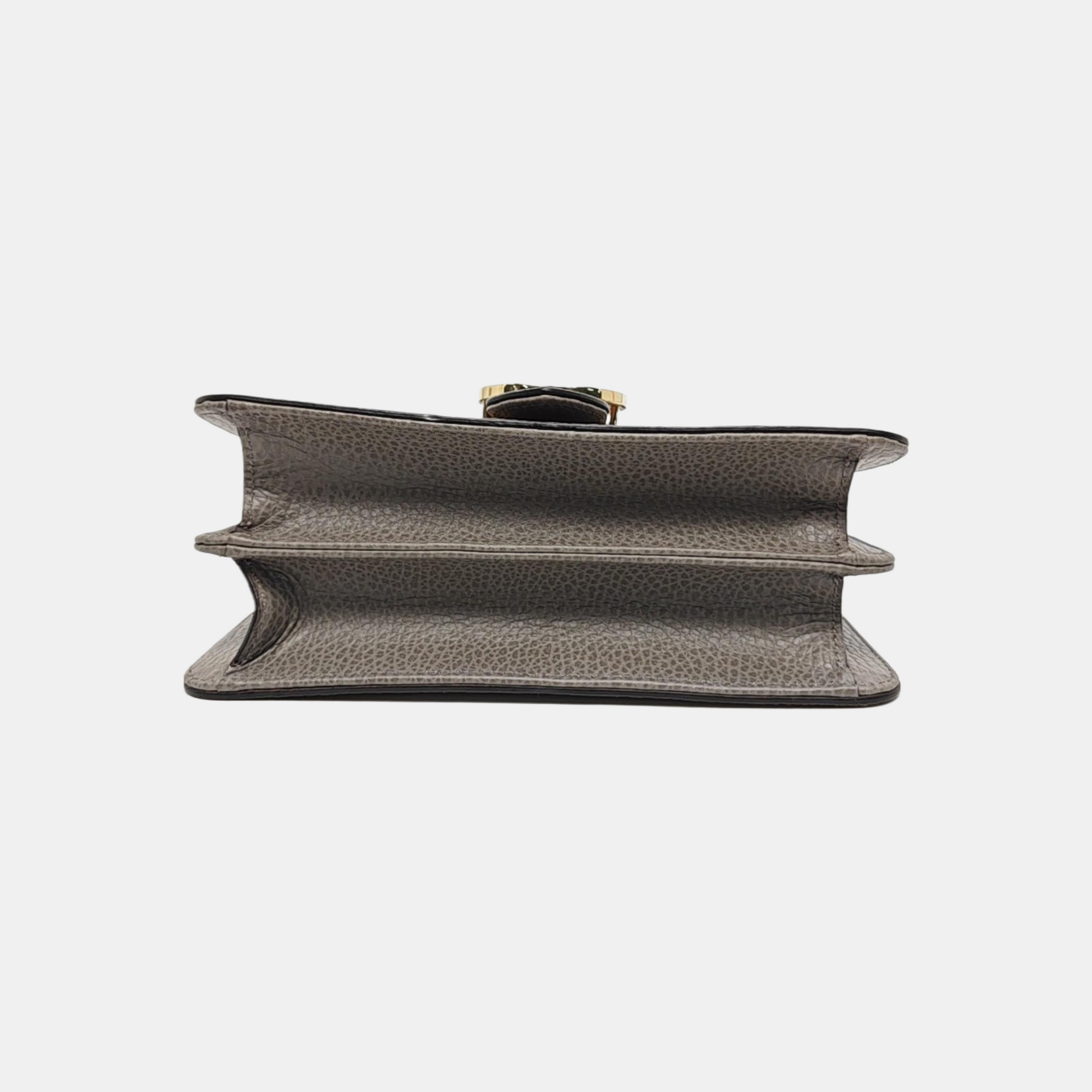 Authenticated pre-owned  Interlocking G Small Calfskin Grey - Shoulder Bag at Looply