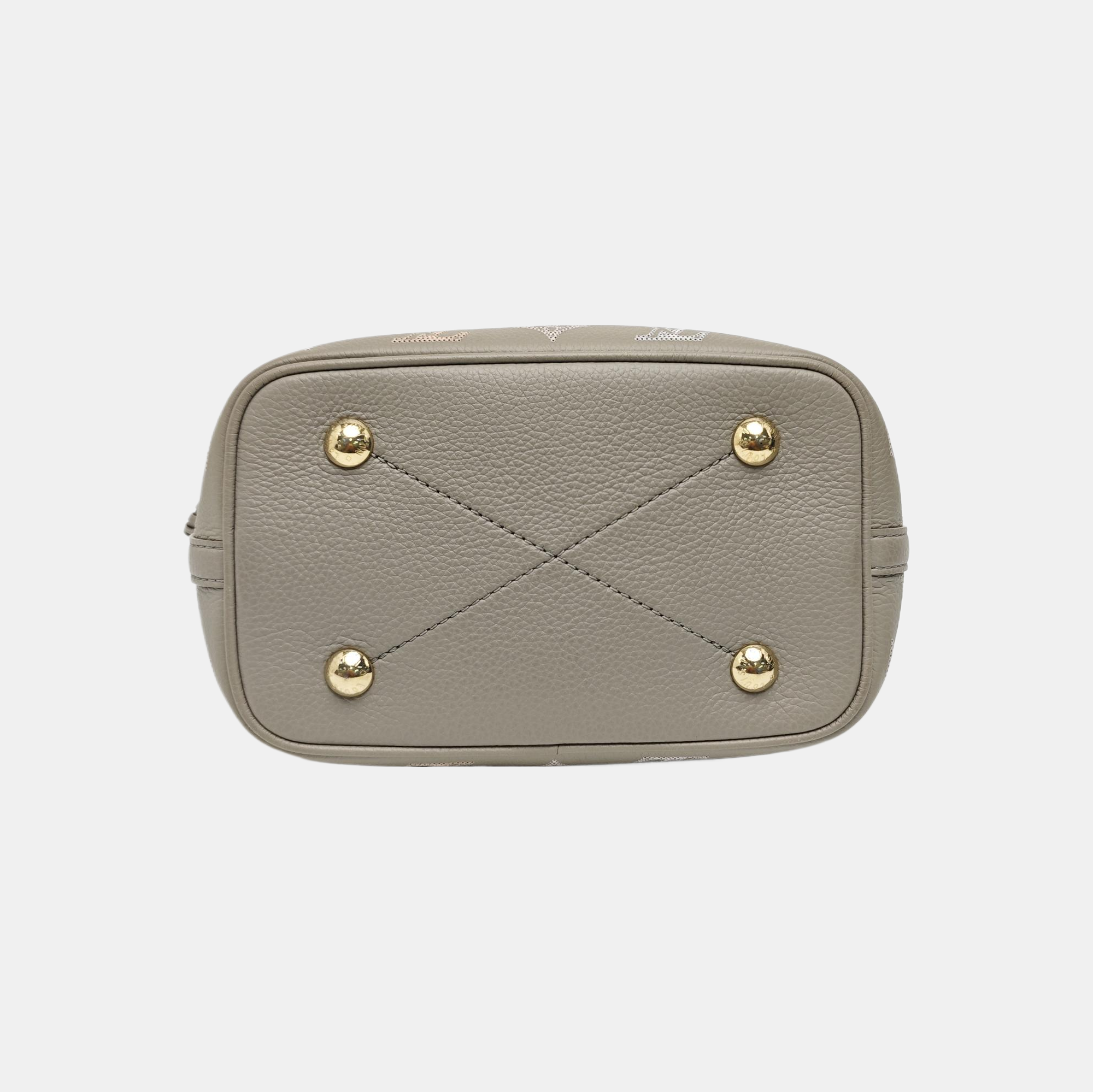 BLOSSOM PM Monogram Calfskin Gray