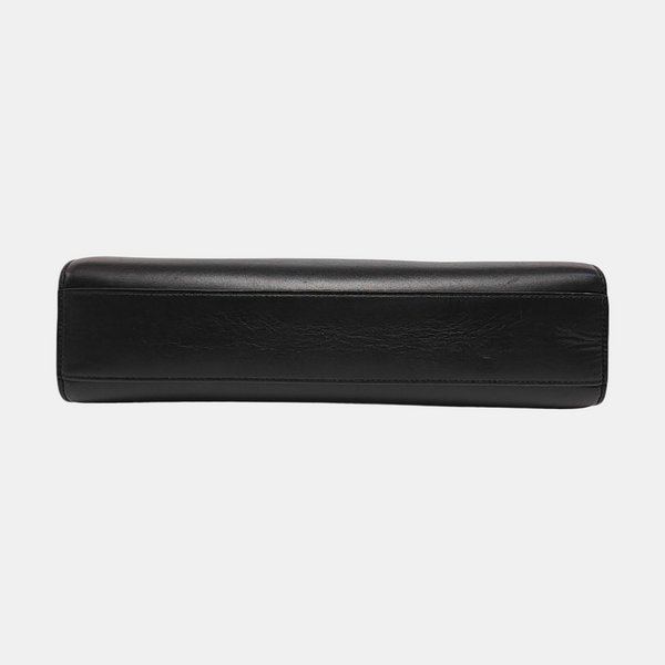 MANHATTAN Medium Calfskin Black