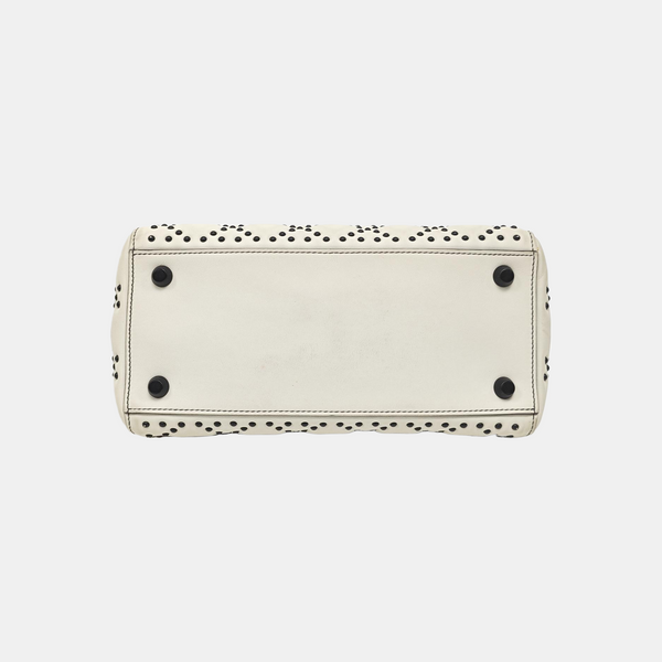 Lambskin Shoulder Bag White