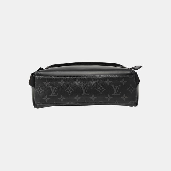 VOYAGER PM Monogram Coated Canvas Black