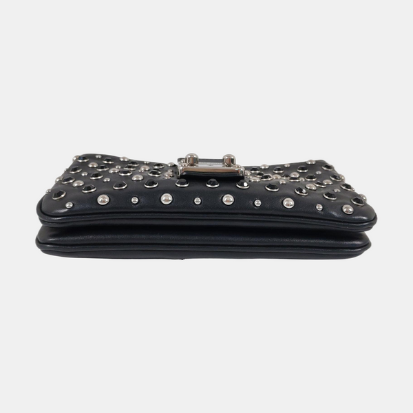 Calfskin Shoulder Bag Black