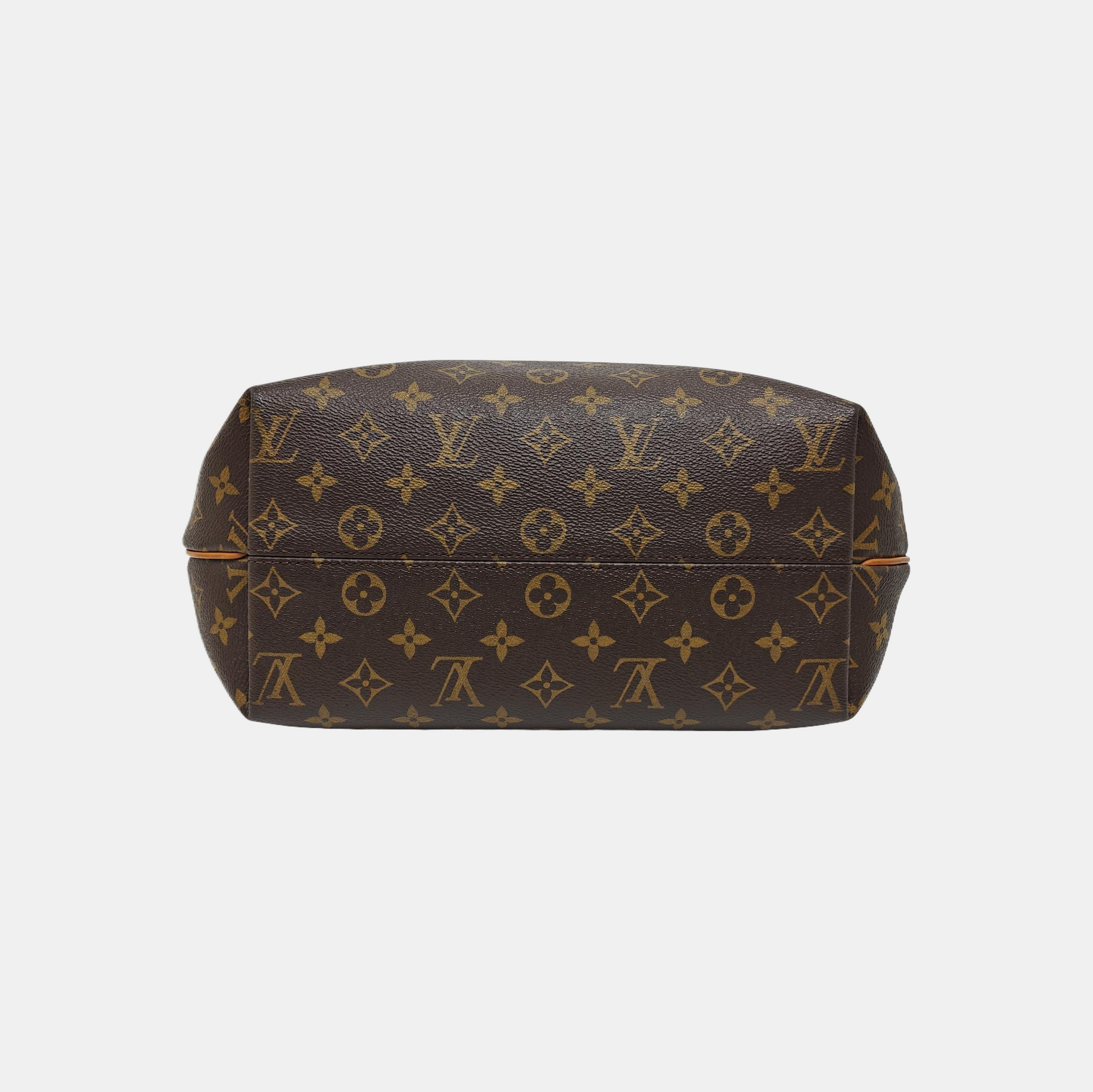TURENNE GM Monogram Coated Canvas Brown
