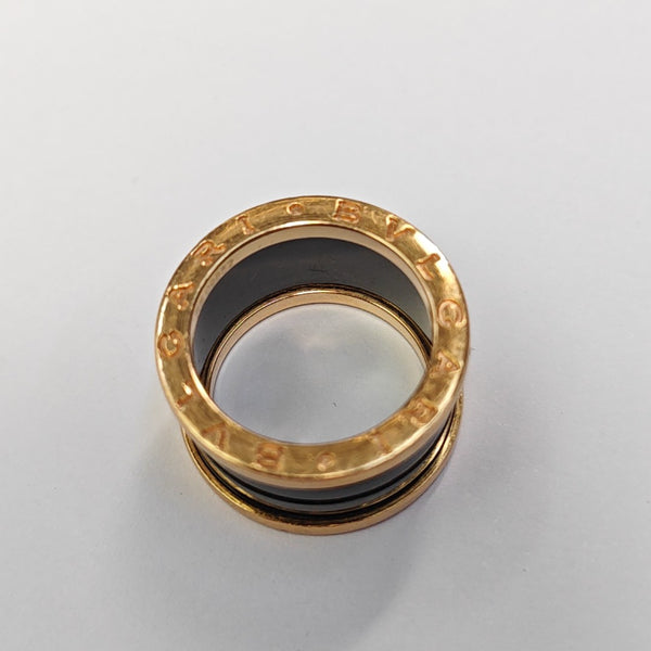B.ZERO1 18k Rose Gold Ring EU 50