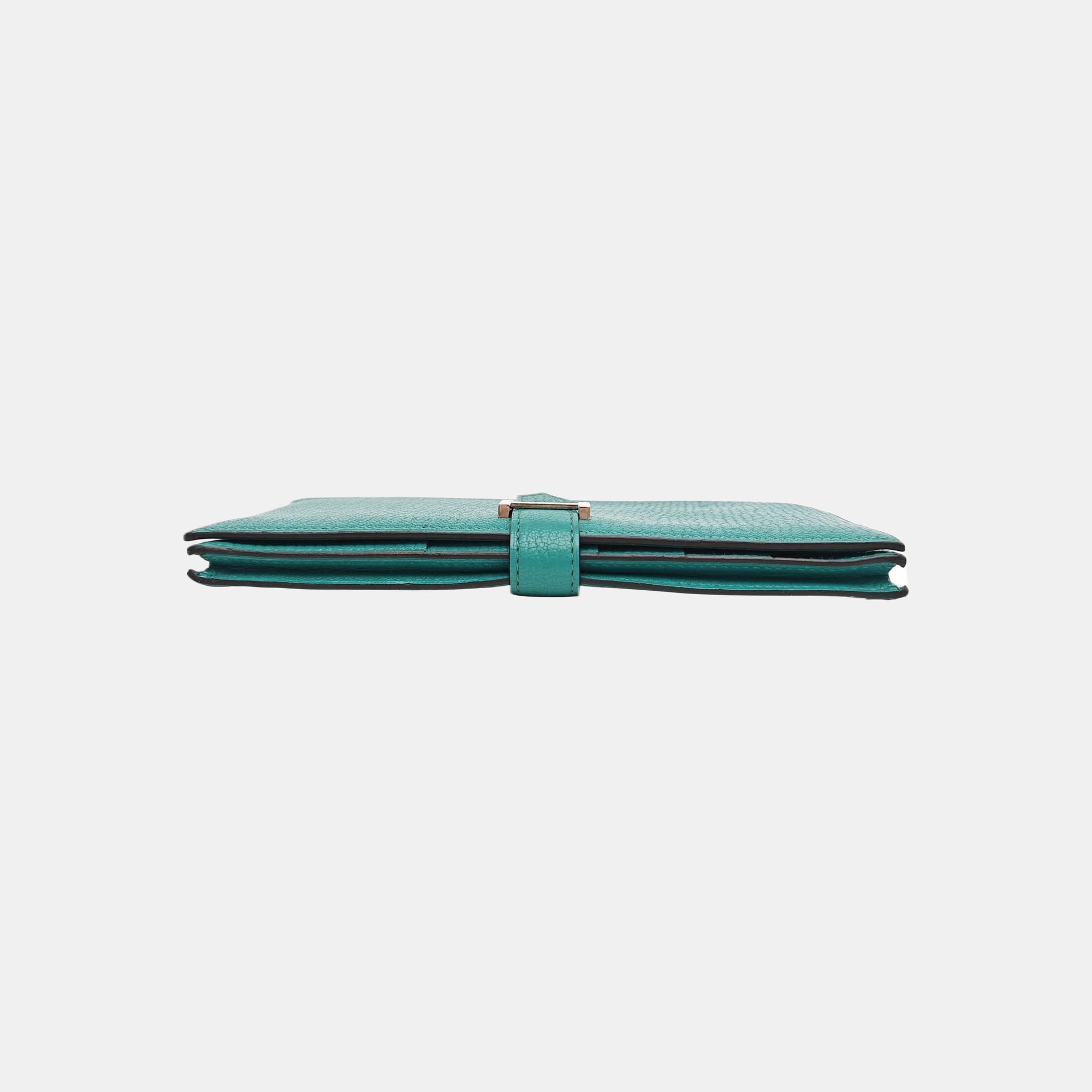Bearn Chèvre Mysore Green Wallet