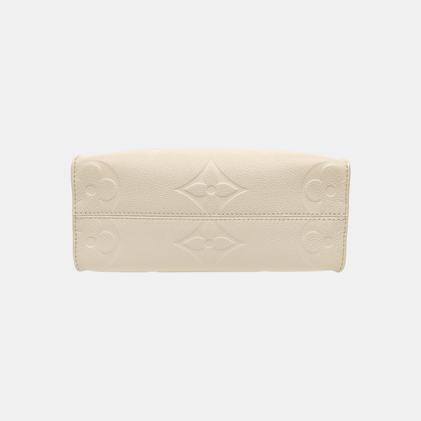 ONTHEGO PM Monogram Calfskin Beige