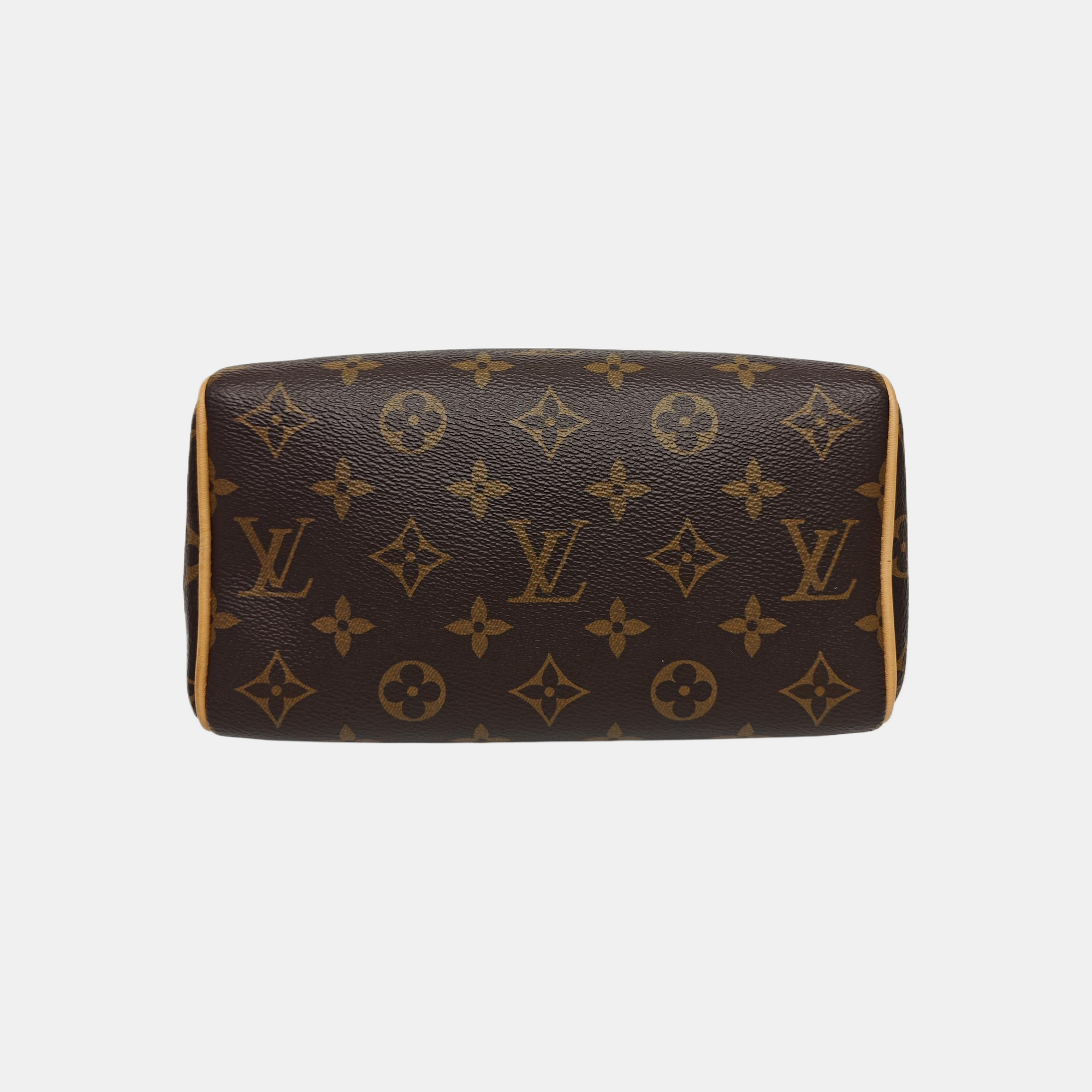SPEEDY 20 Monogram Coated Canvas Brown