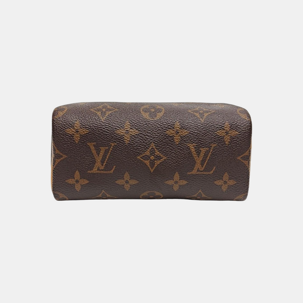 SPEEDY Nano Monogram Coated Canvas Brown