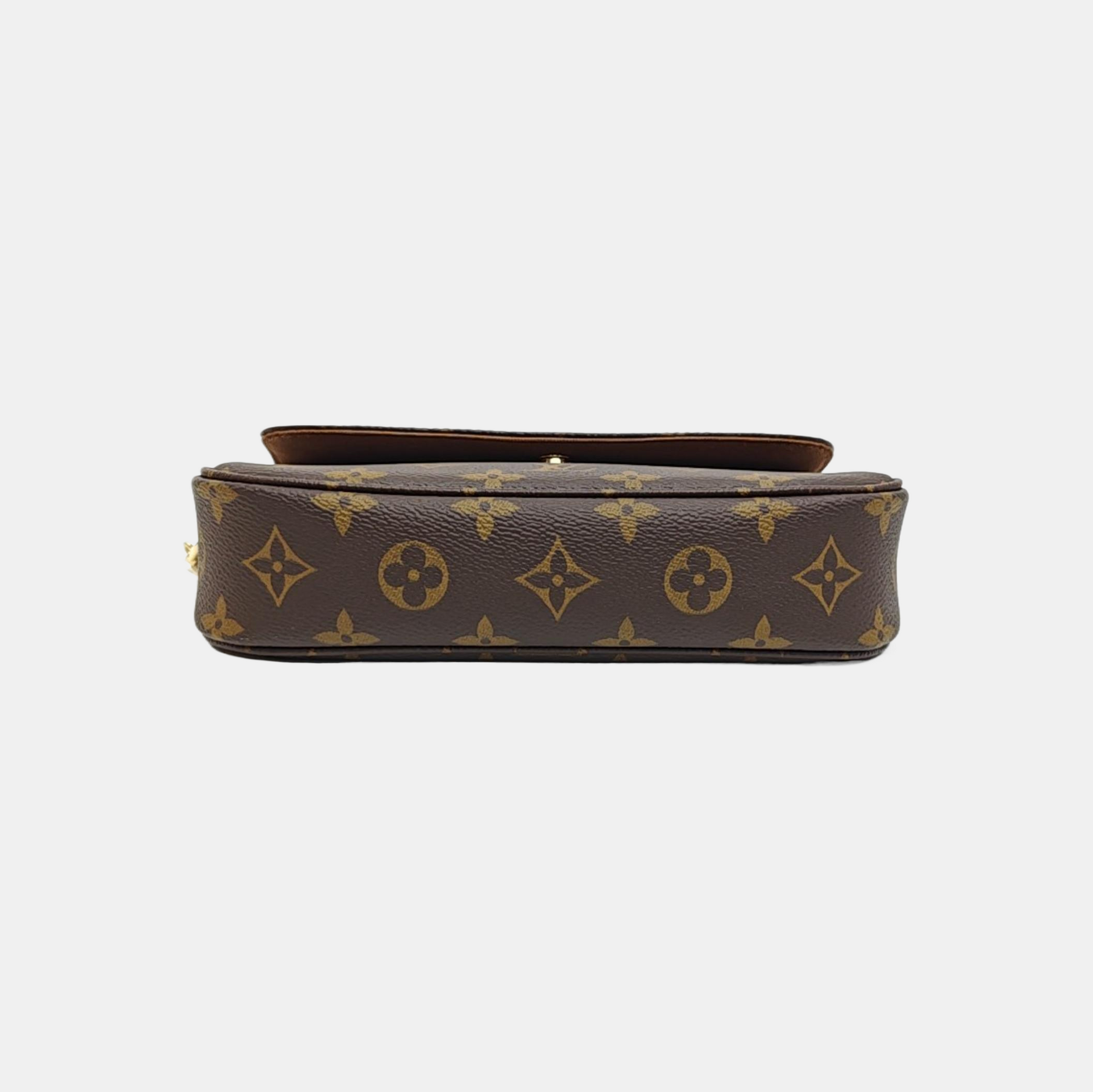 IVY Monogram Coated Canvas Brown
